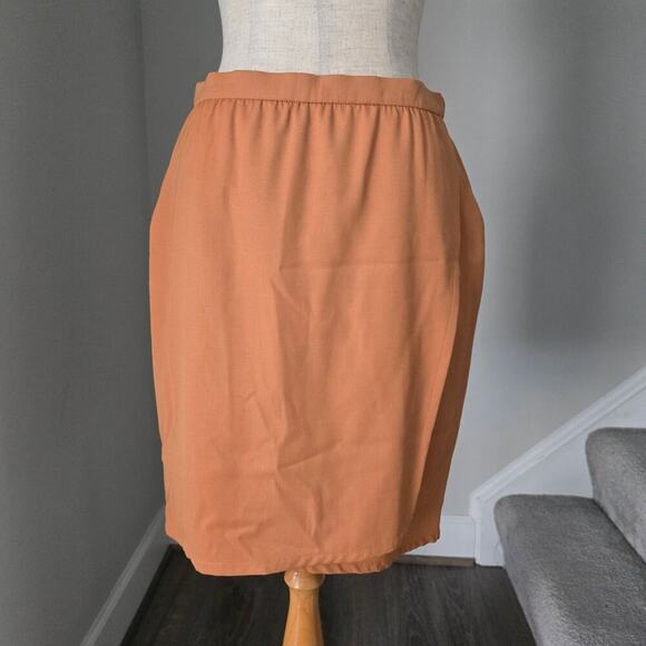 Vintage Escada Mini Wool Skirt w Pockets size EU 40 - Picture 1 of 5